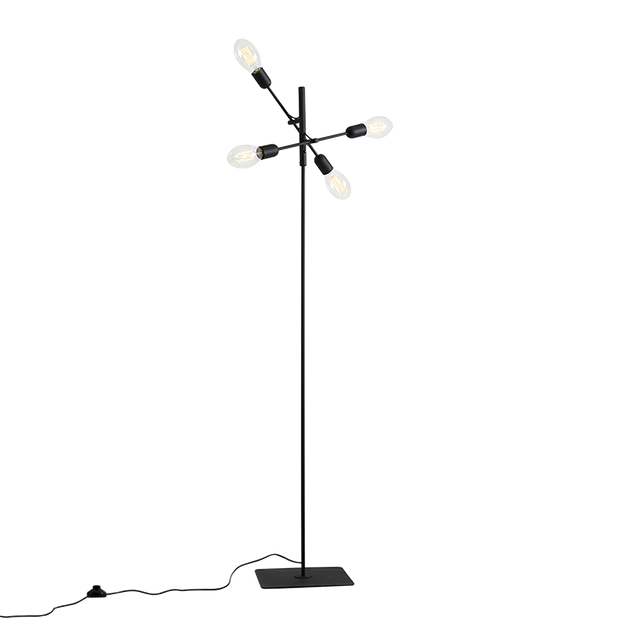 Stehlampe Twigo Floor 4 Schwarz