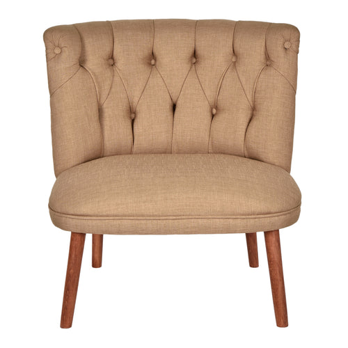 Sessel mit Stoff San Fabian Braun (1)