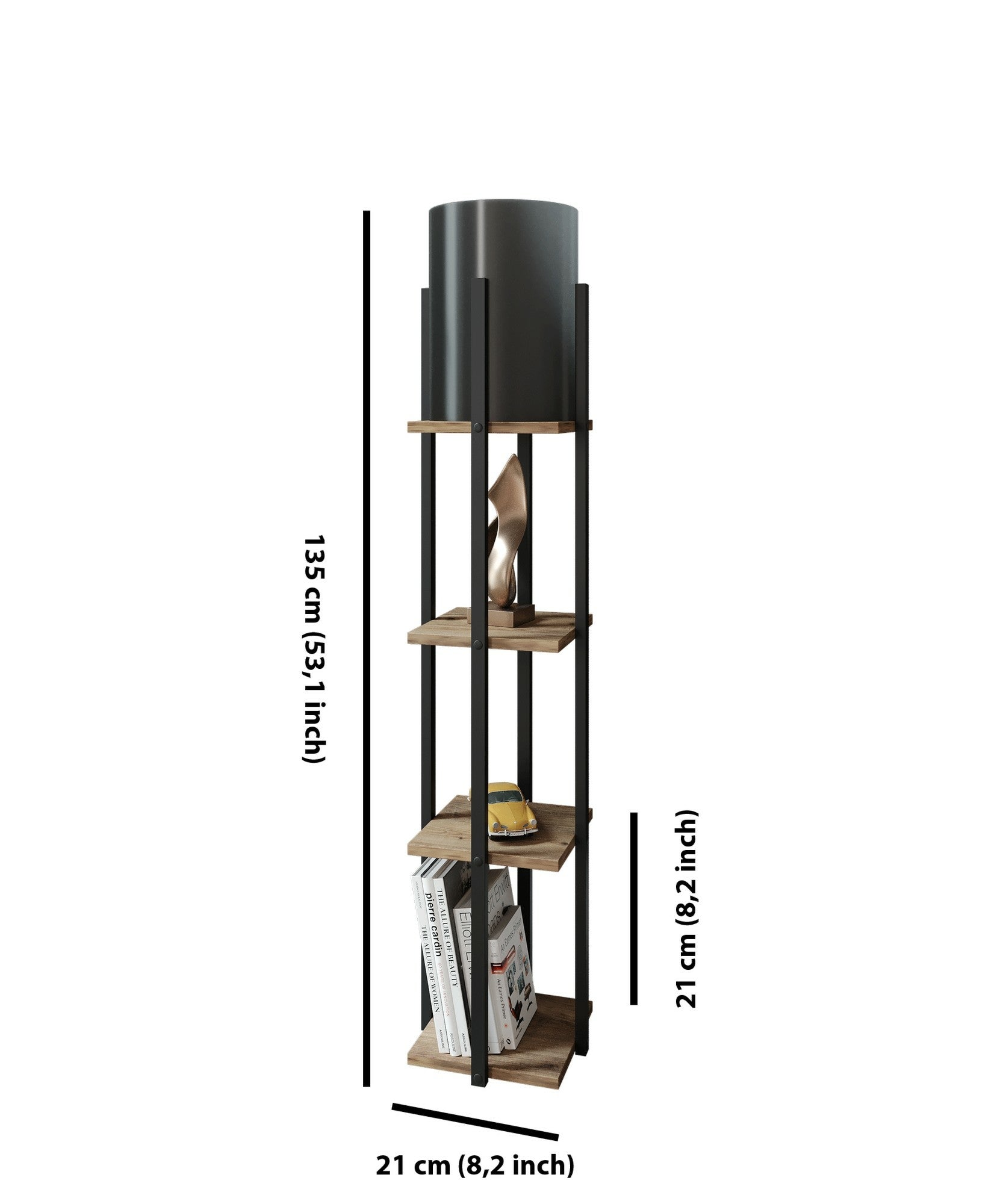 Stehlampe Nora Schwarz (1)