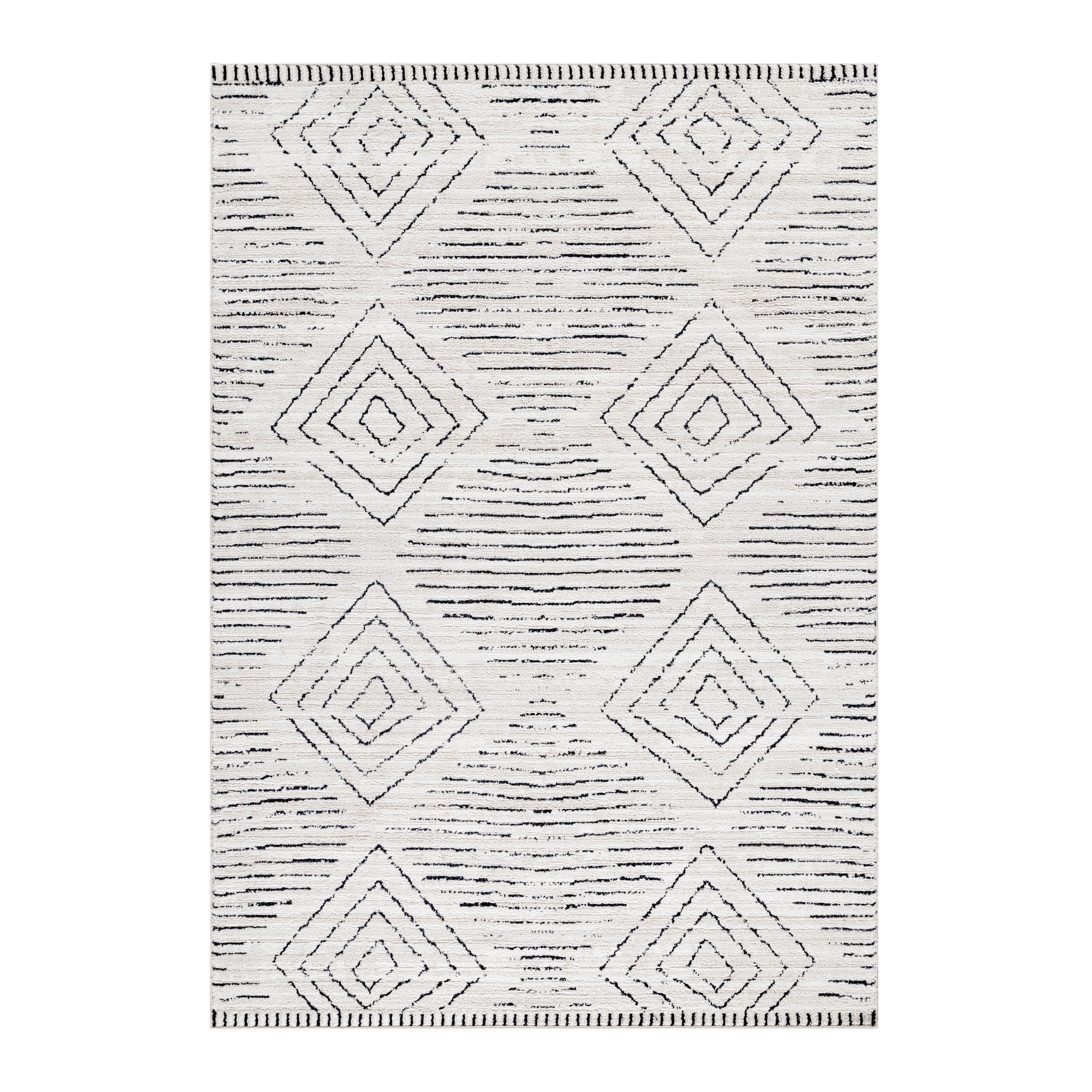 Teppich Taznaxt 5106 Geometric Creme