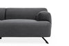 Ecksofa mit Chaiselongue Links, 4-Sitzer, aus Stoff, Maria Anthrazit (5)