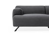 Ecksofa mit Chaiselongue Rechts, 4-Sitzer, aus Stoff, Maria Anthrazit (5)