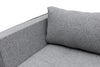 Ecksofa mit Chaiselongue Links, 4-Sitzer, aus Stoff, Bobo Grau (9)