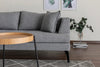 Ecksofa mit Chaiselongue Links, 4-Sitzer, aus Stoff, Bobo Grau (3)