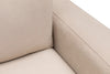 Ecksofa mit Chaiselongue Rechts, 4-Sitzer, aus Stoff, Berlin Creme (10)
