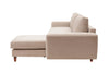 Ecksofa mit Chaiselongue Rechts, 4-Sitzer, aus Stoff, Berlin Creme (8)