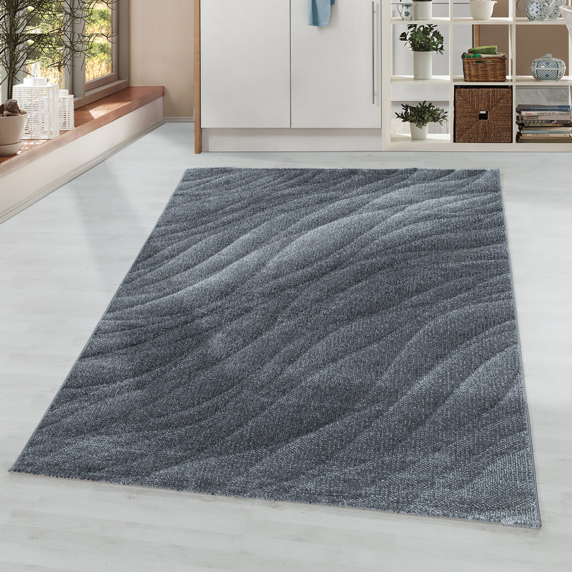 Teppich Ottawa 4206 Abstract Waves Grau (1)