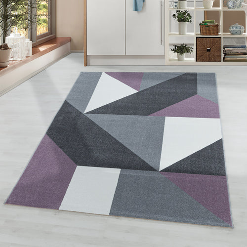 Teppich Ottawa 4205 Geometric Violett (1)