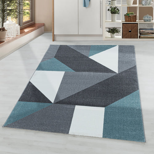 Teppich Ottawa 4205 Geometric Blau (1)