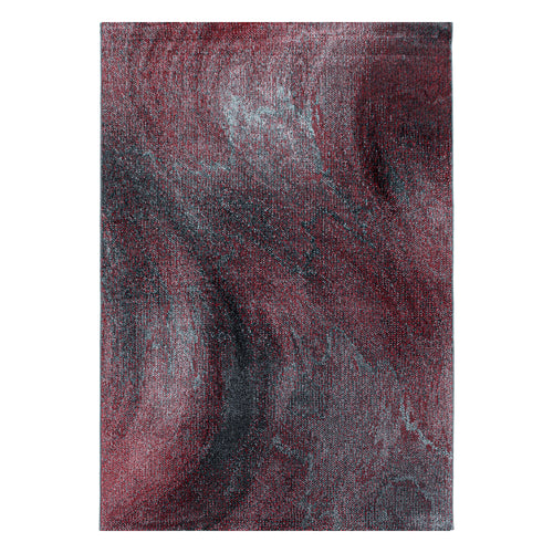 Teppich Ottawa 4204 Abstract Waves Rot