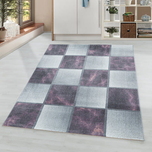 Teppich Ottawa 4201 Checkered Violett (1)