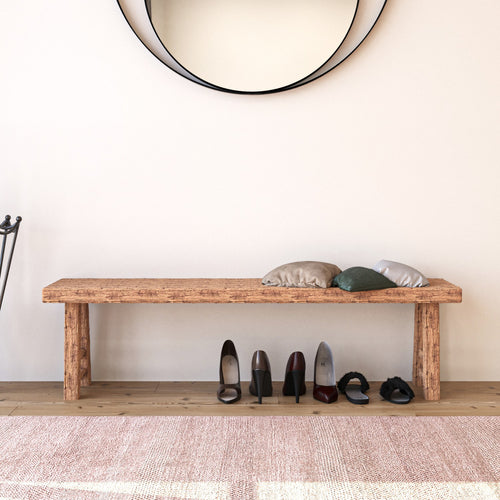 Sitzbank holz Maciel Natürlich (1)