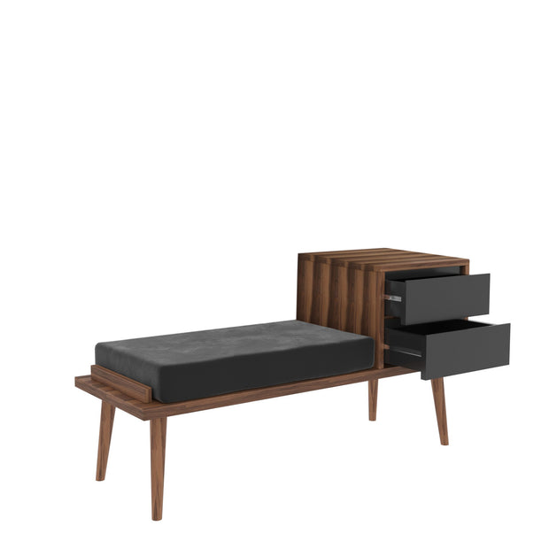 Sitzbank mit 2 schubladen Rino Nussbaum (3)