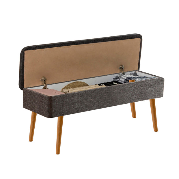 Polsterbank mit Stoff Vina 1053 Anthrazit (2)