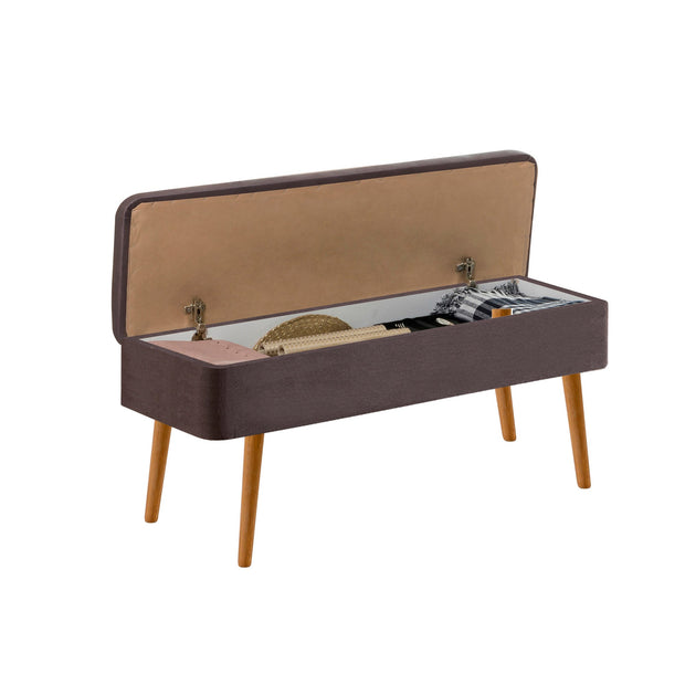 Polsterbank mit Samtstoff Vina 1501 Anthrazit (2)