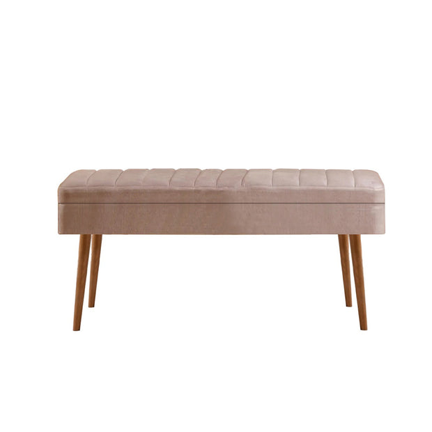 Polsterbank mit Samtstoff Vina 0900 Grau