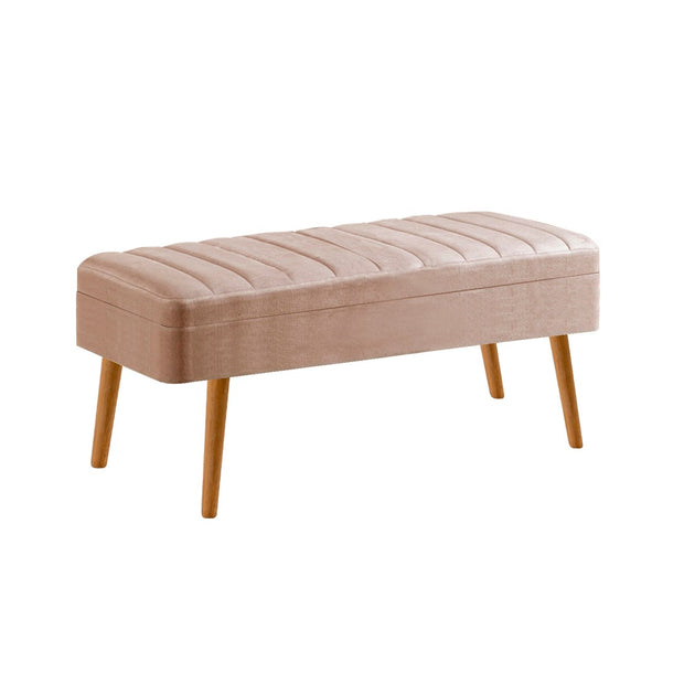 Polsterbank mit Samtstoff Vina 0900 Grau (1)