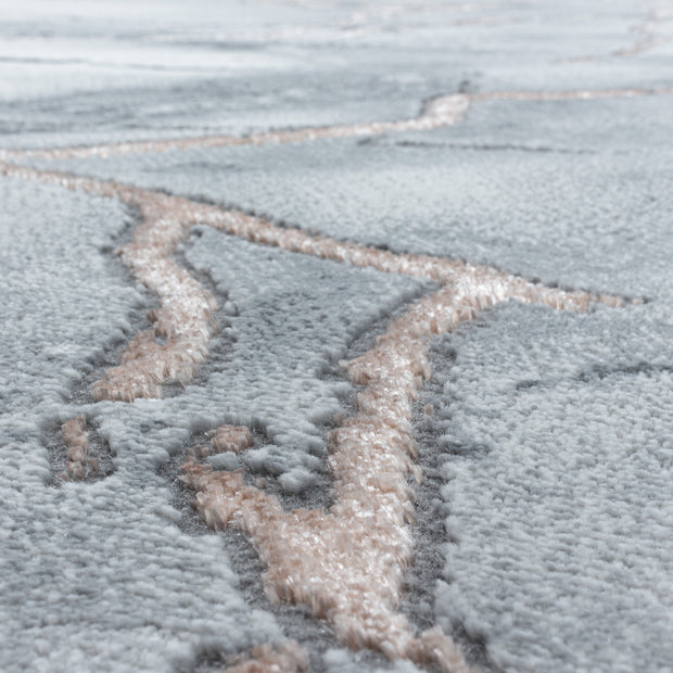 Teppich Naxos 3815 Marmor Design Messing (5)