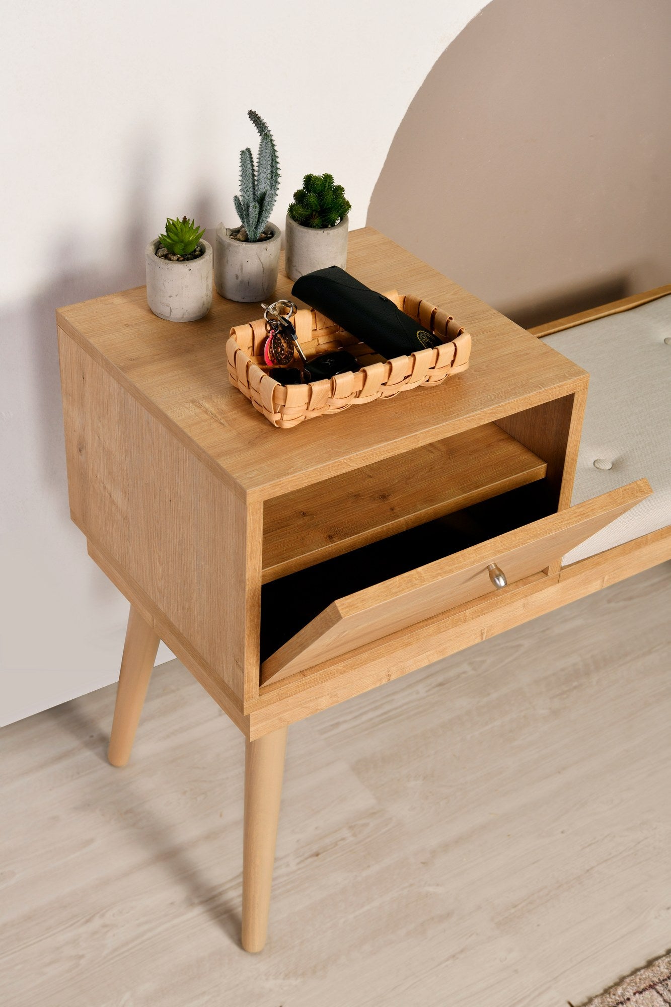 Polsterbank mit Stoff Urban Creme (2)