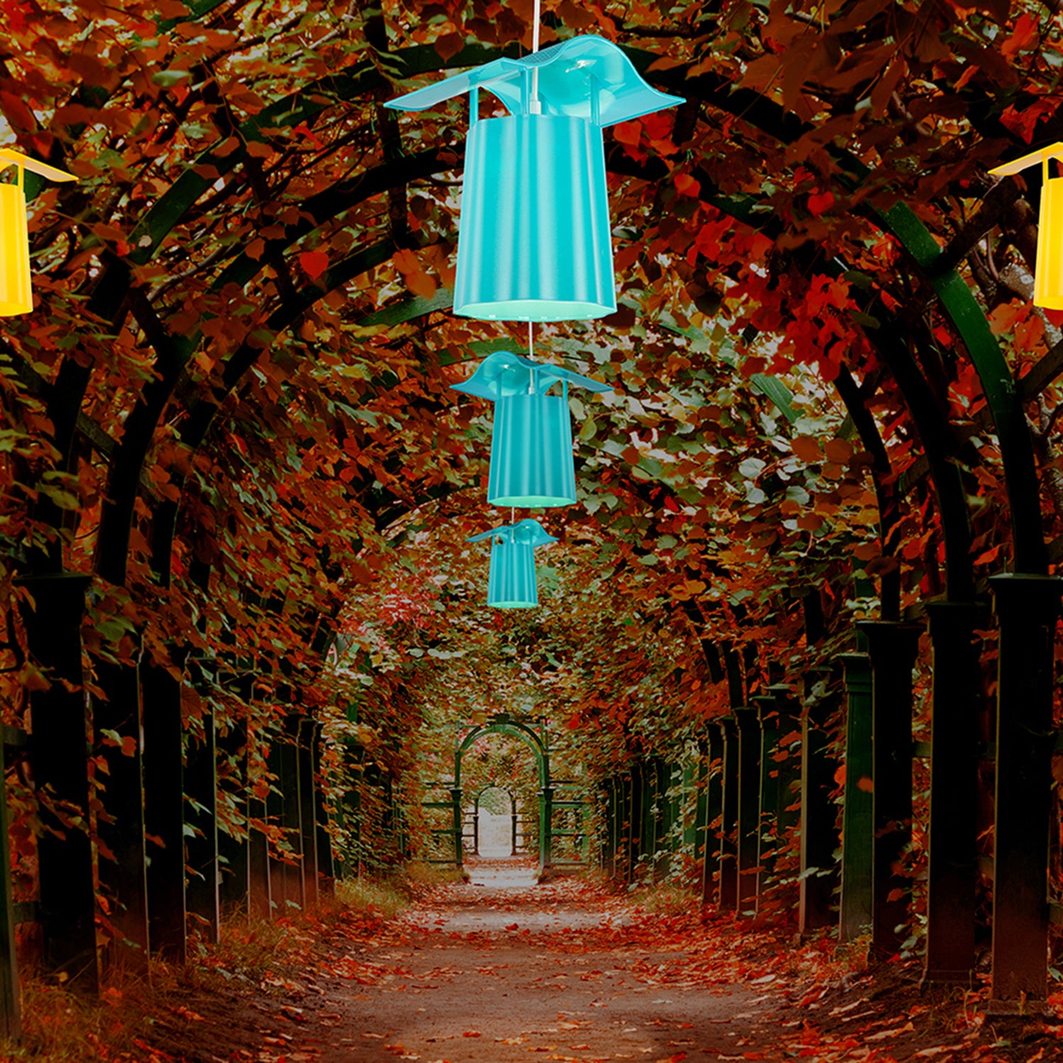 Mastleuchte Agac Blau (3)