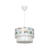 Hängeleuchte Dekor Weiß (1)