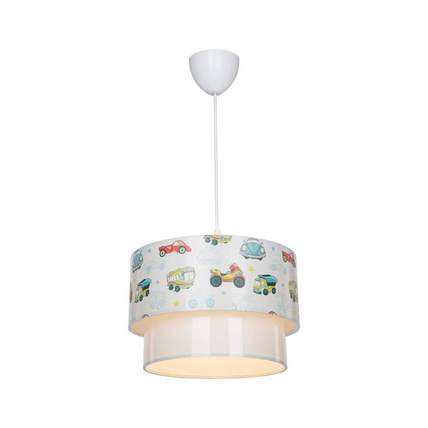 Hängeleuchte Dekor Weiß (2)