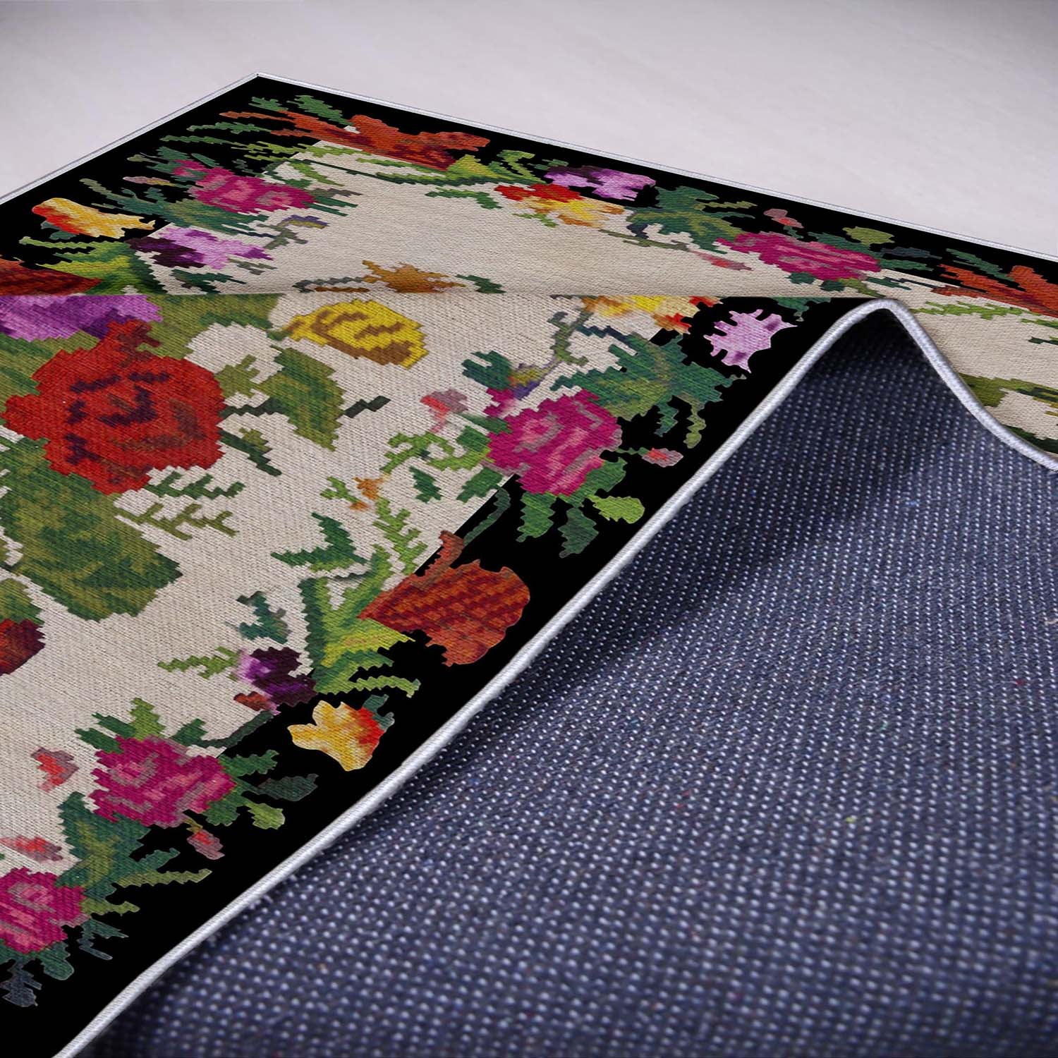 Teppichläufer Flower 767 Mehrfarben (2)