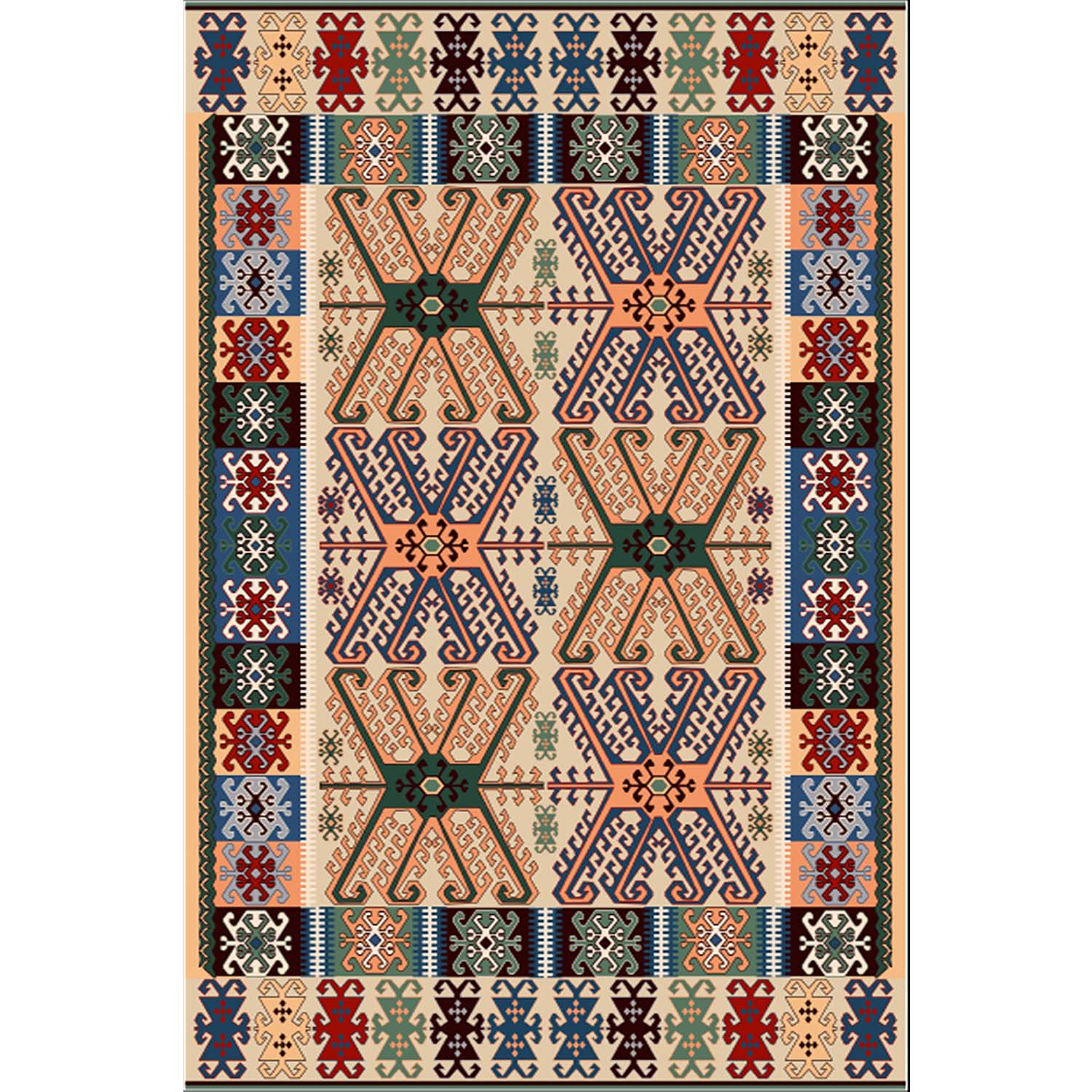 Teppich Faminor 2052 Mehrfarben (1)