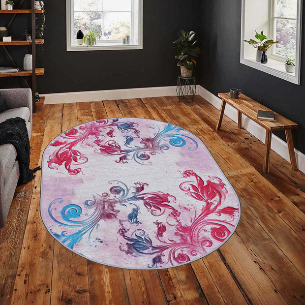 Teppich Baktael Oval 2263 Mehrfarben