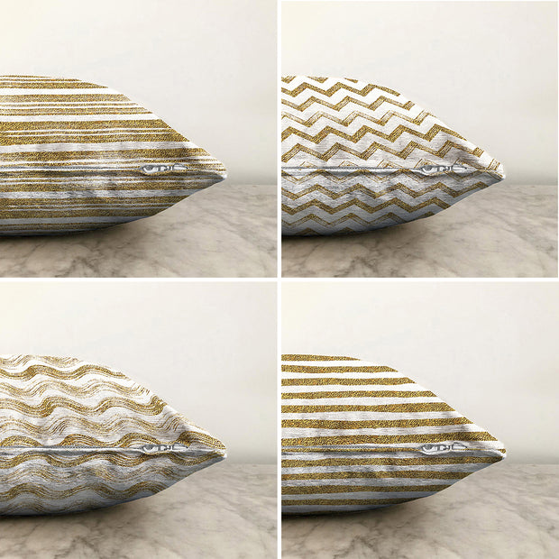 4er Set Deko Kissenhülle Nuray RKYK265 Mehrfarben, 43 x 43 cm (1)