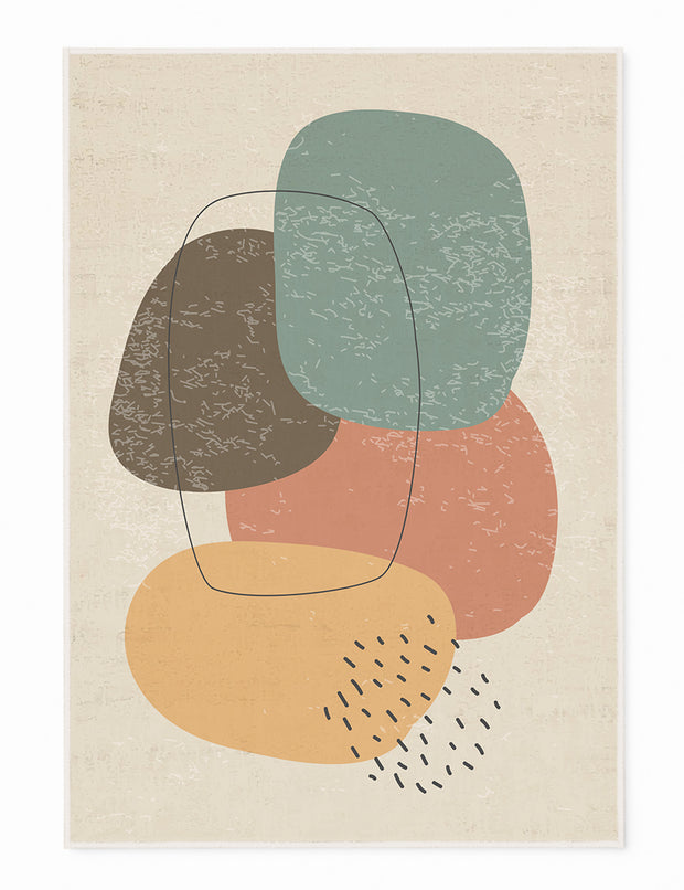 Teppichläufer Circles R20501 Mehrfarben