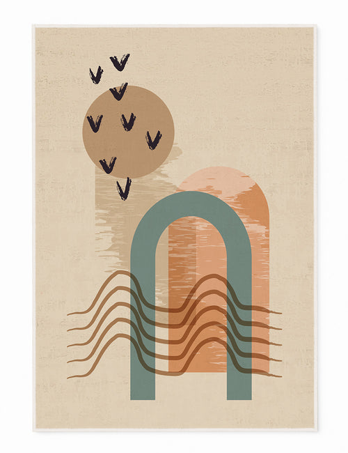 Teppichläufer Quimly R20502 Mehrfarben (1)