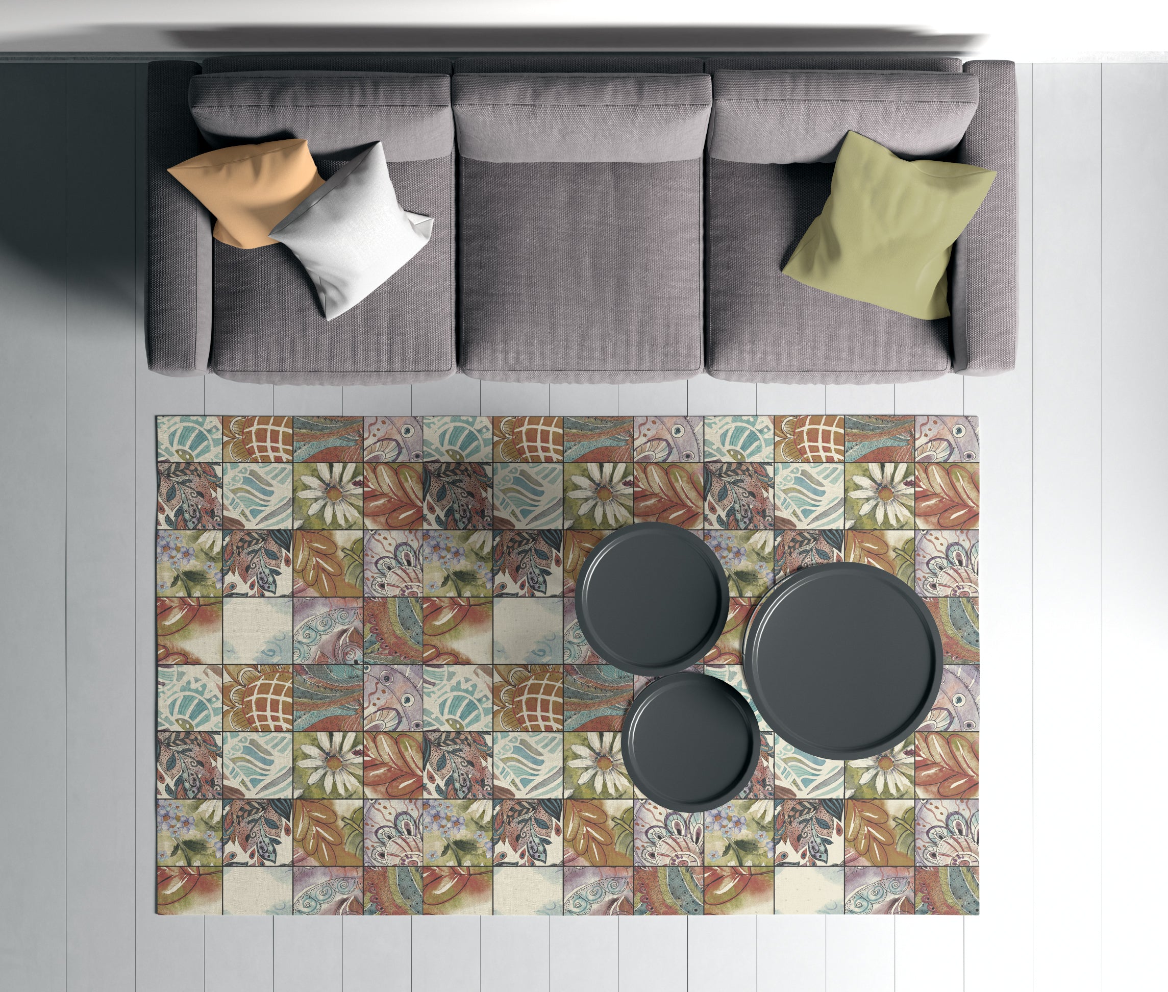 Teppichläufer Rugero 0064M Mehrfarben