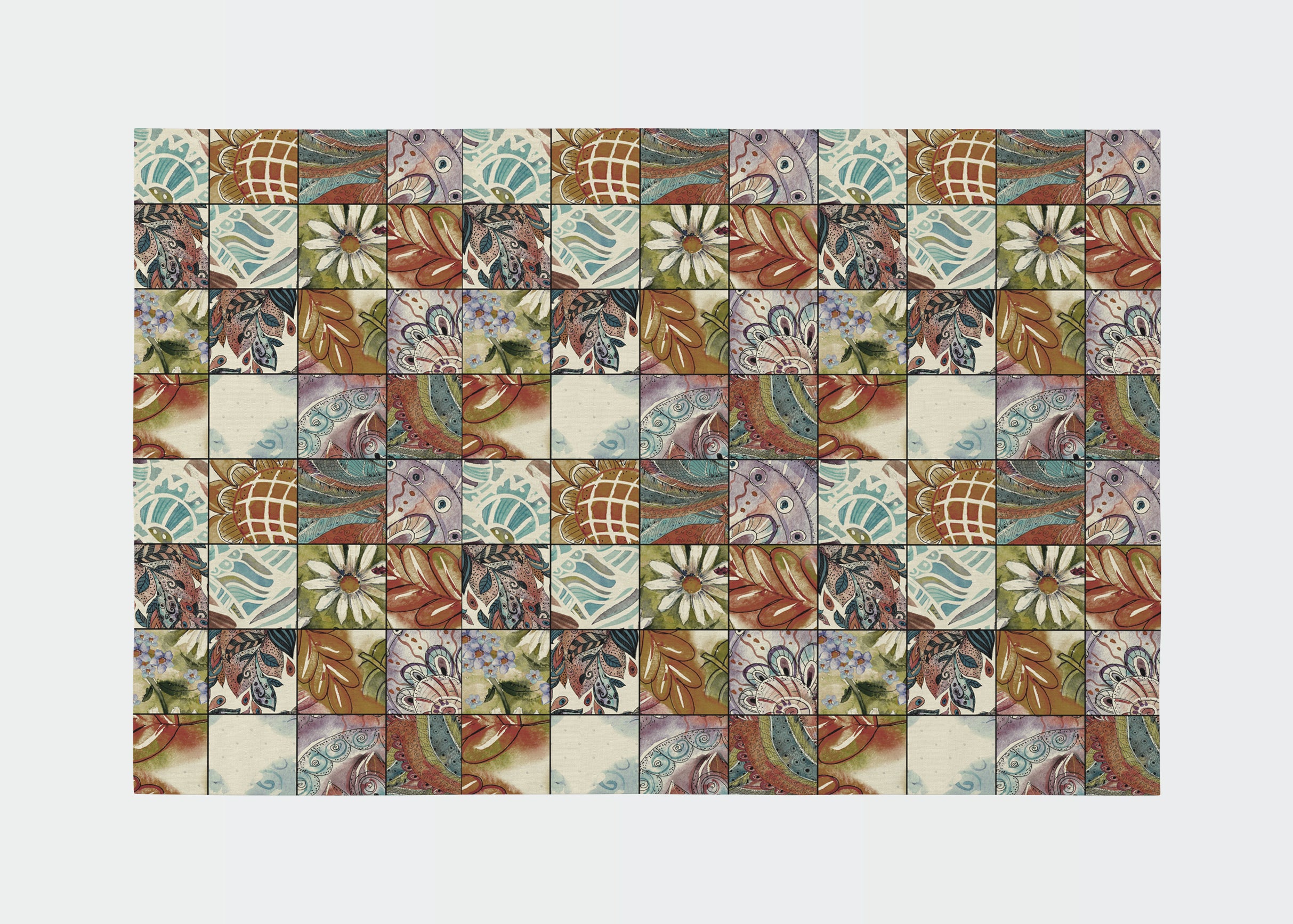 Teppichläufer Rugero 0064M Mehrfarben (1)