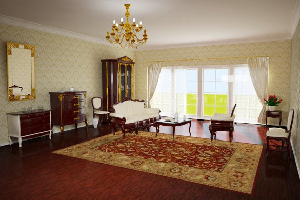 Teppich Wilton Hetman Burgund (1)