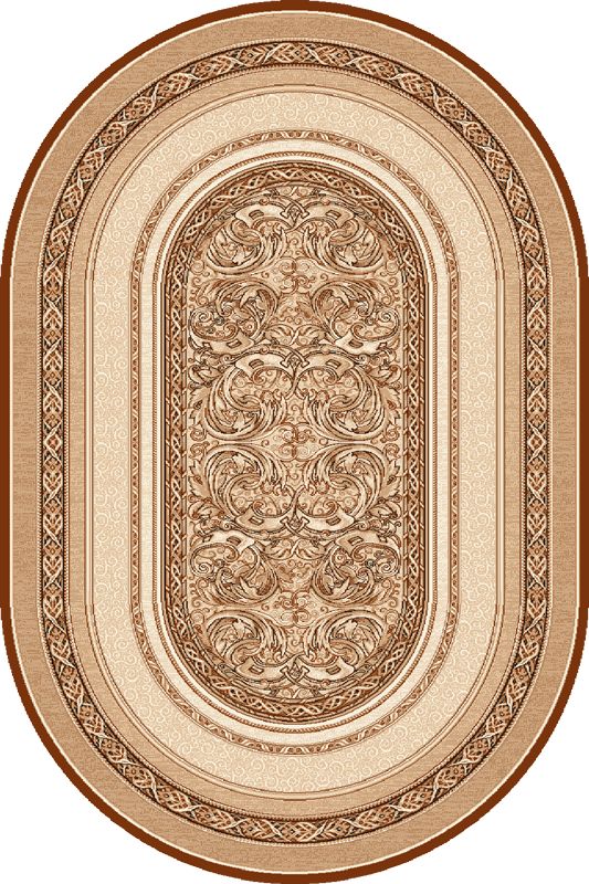 Teppich Wilton Aralia Oval Beige