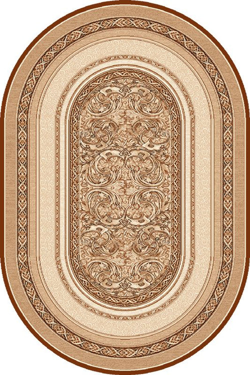 Teppich Wilton Aralia Oval Beige