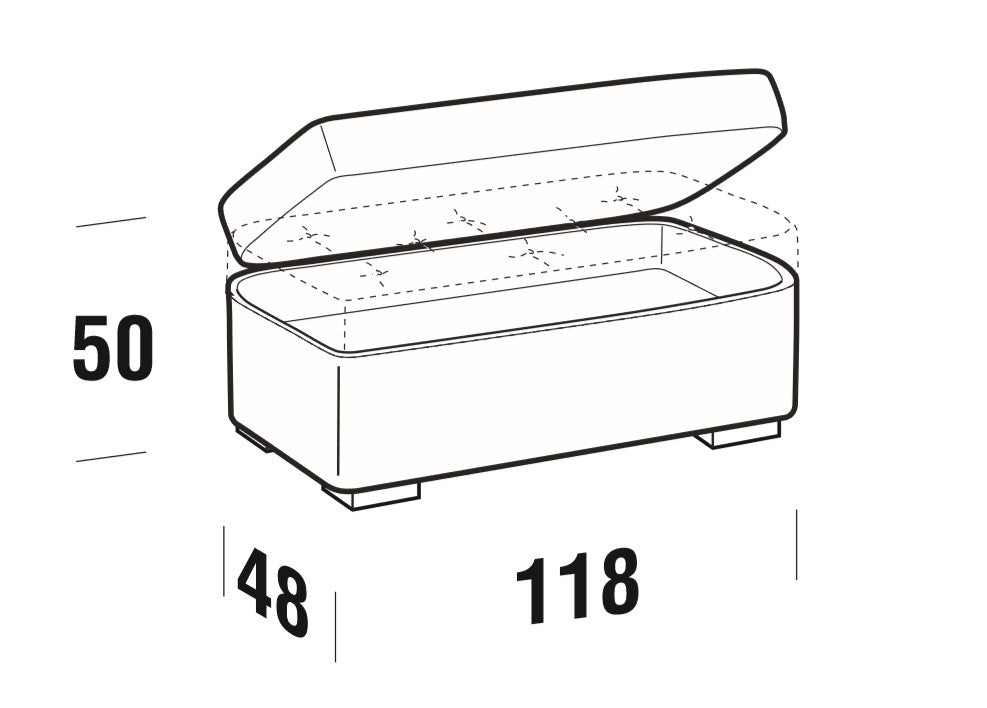 Polsterbank mit Staurum Raffa Creme (2)
