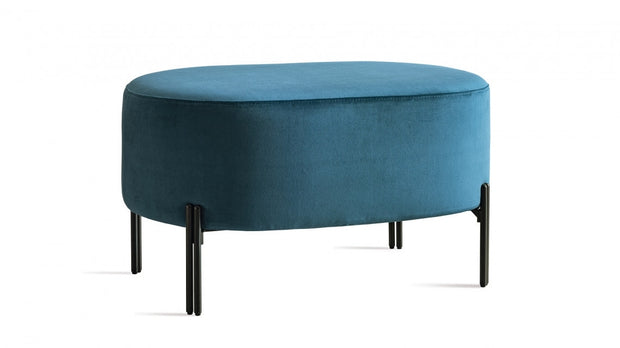 Polsterbank mit Stoff Tomis Blau