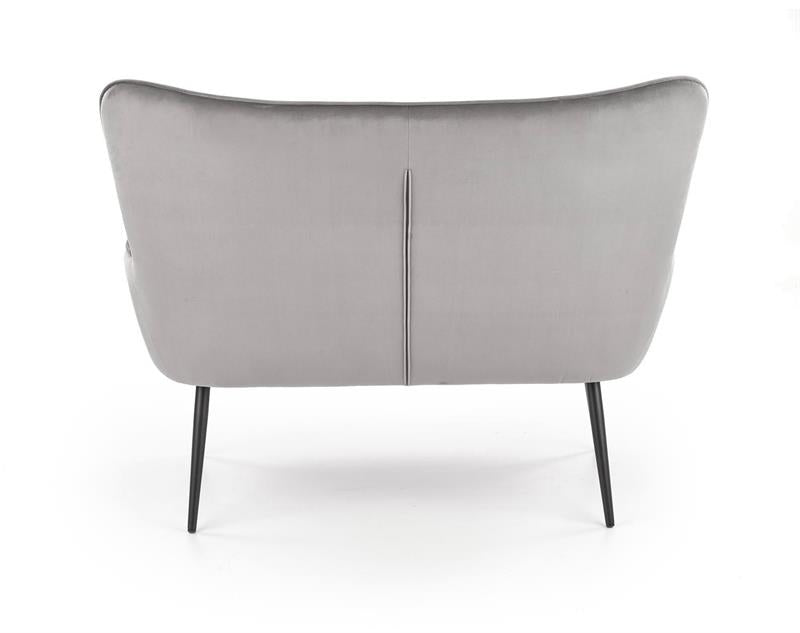 Sofa 2-Sitzer, mit Stoff Castiel XL Grau (6)