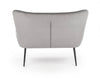 Sofa 2-Sitzer, mit Stoff Castiel XL Grau (6)