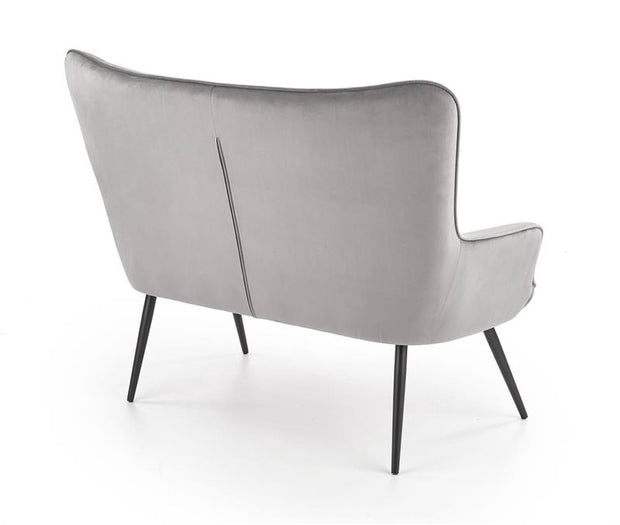 Sofa 2-Sitzer, mit Stoff Castiel XL Grau (4)