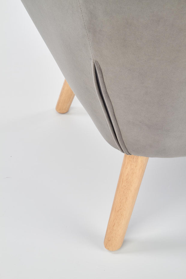 Sofa 2-Sitzer, mit Samtstoff Romulus XL Grau (9)