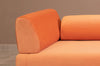 Sofa 3-Sitzer mit Samtstoff, Infinity Orange (1)