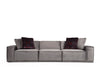 Sofa 3-Sitzer mit Stoff, Lego Grau (2)