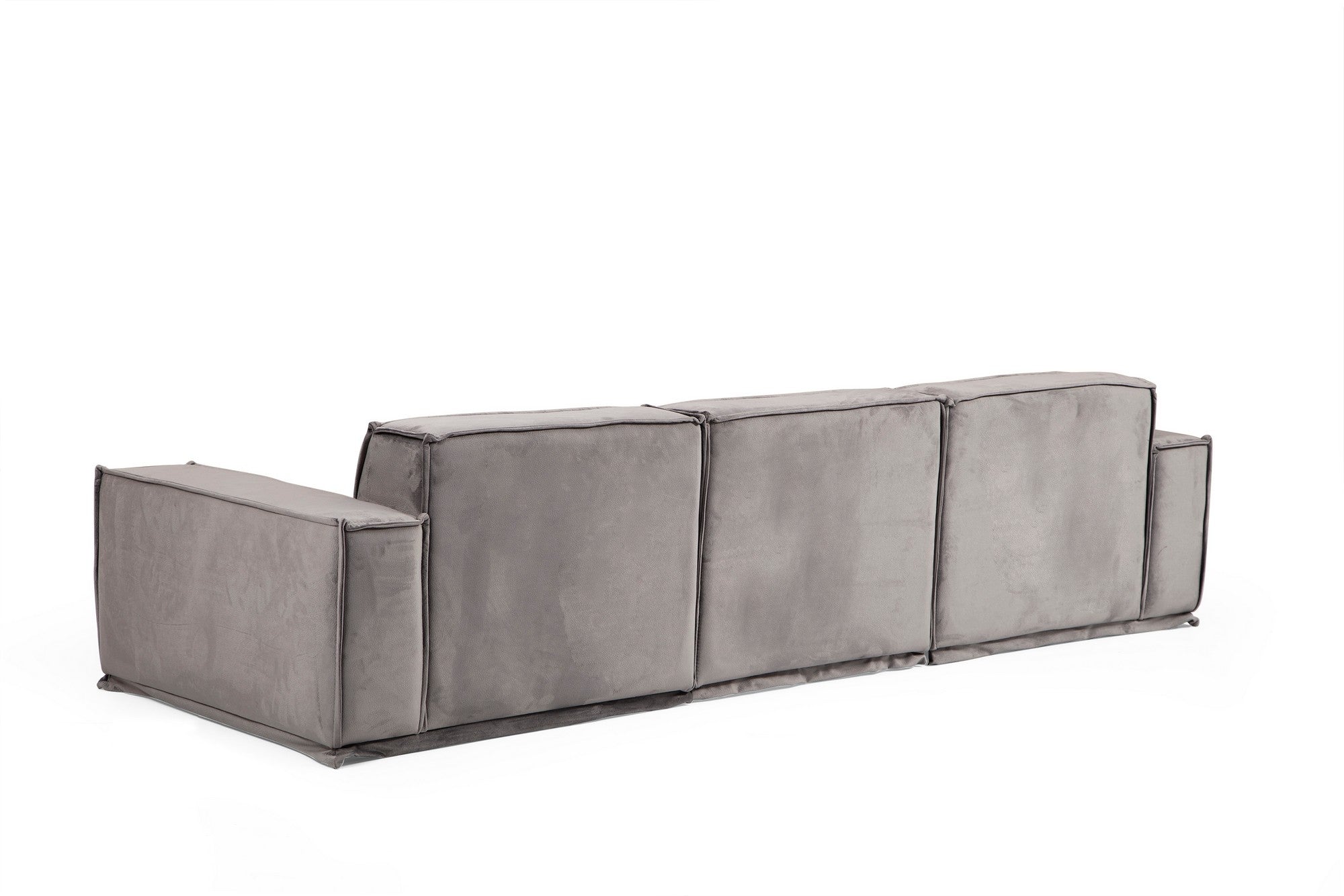 Sofa 3-Sitzer mit Stoff, Lego Grau (3)