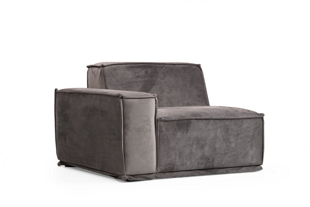 Sofa 3-Sitzer mit Stoff, Lego Grau (4)