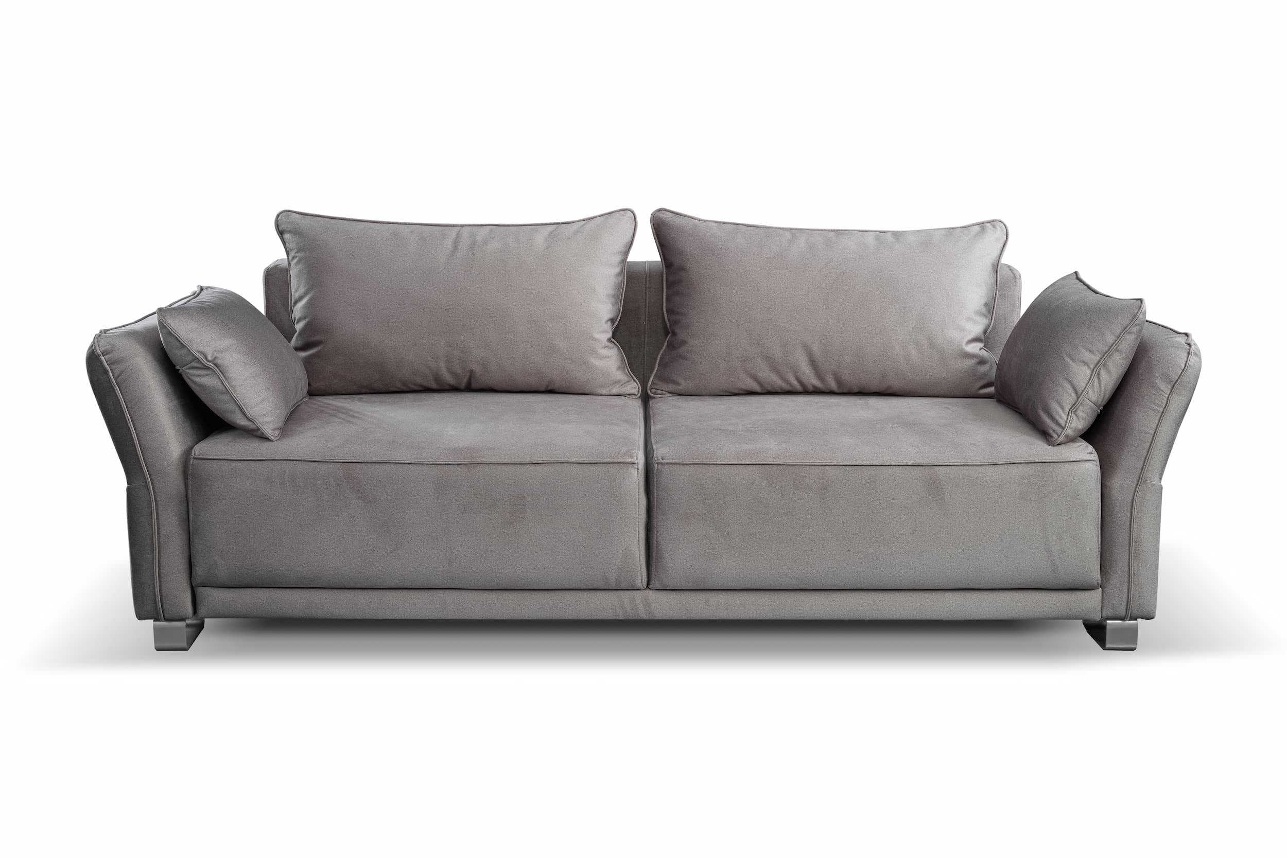 Schlafsofa mit Stauraum 3-Sitzer Lota Grau