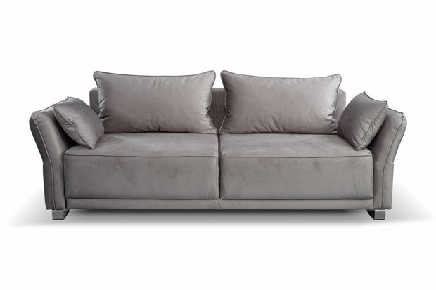 Schlafsofa mit Stauraum 3-Sitzer Lota Grau