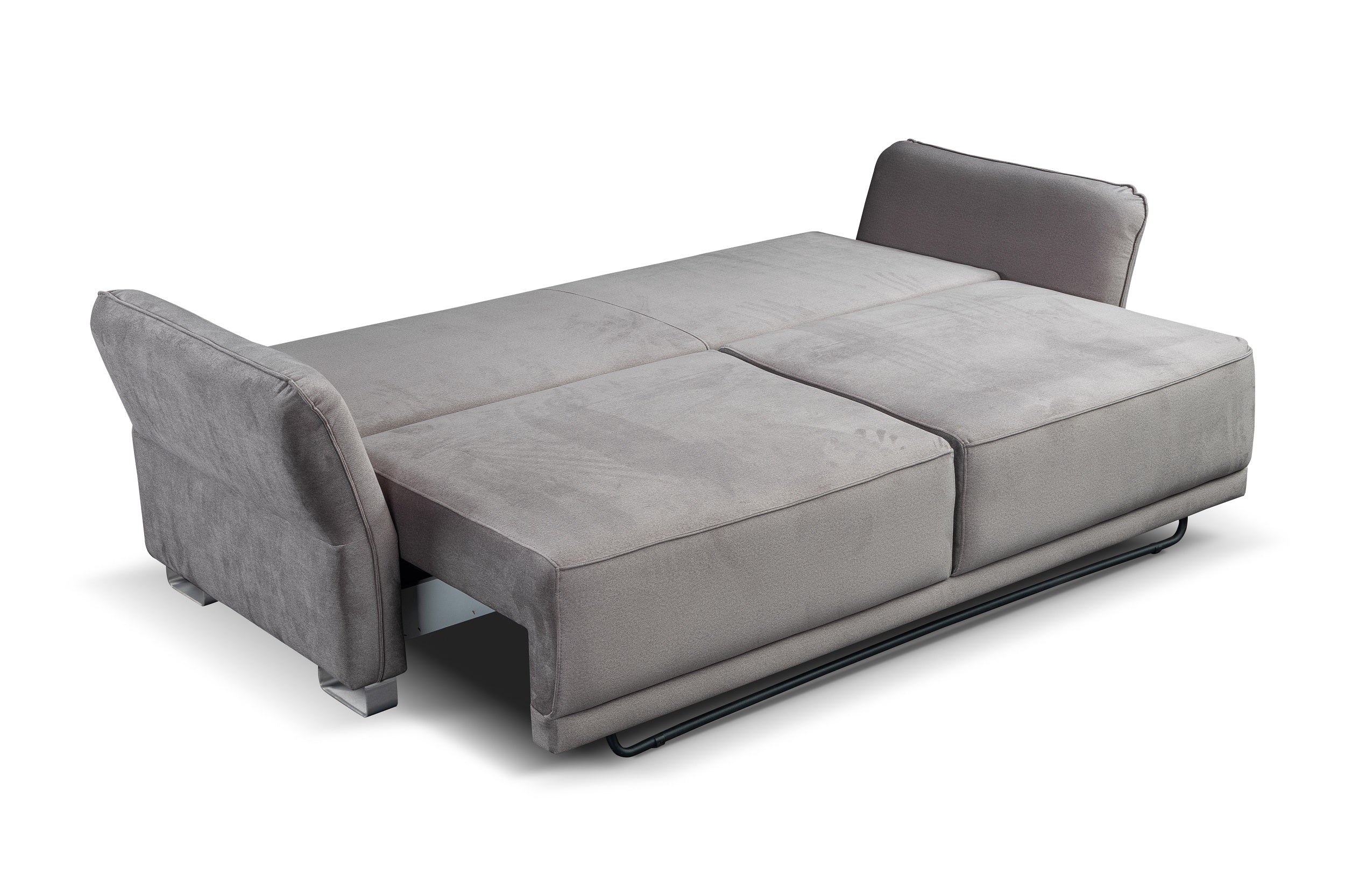 Schlafsofa mit Stauraum 3-Sitzer Lota Grau (2)